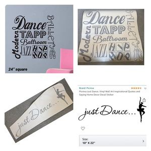 NEW Dance Decals for Wall
